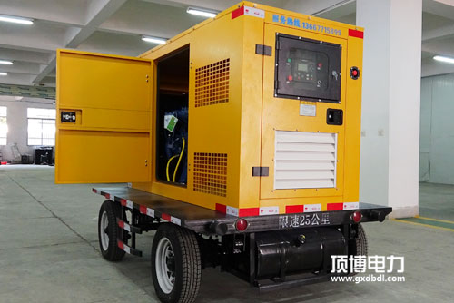 戶外使用柴油發(fā)電機組，選移動式拖車（汽車）還是靜音式？